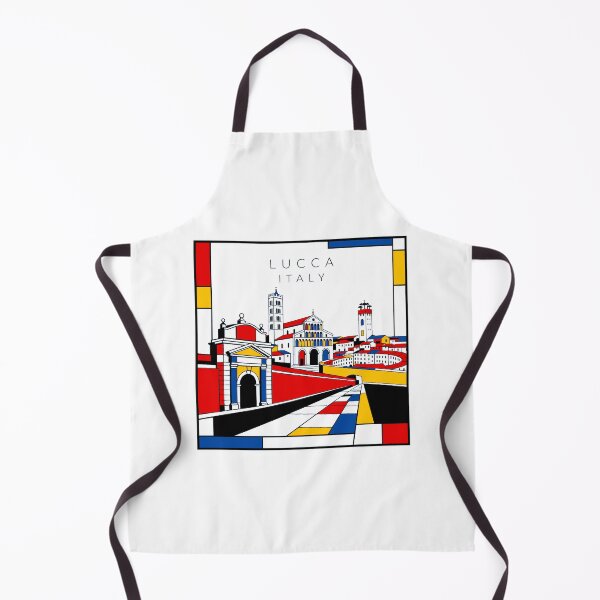 Item preview, Lucca Mondrian style poster 3D designed and sold by CMYKStudio.