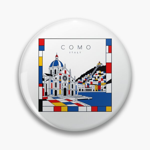 Item preview, Como Mondrian style poster 3D designed and sold by CMYKStudio.