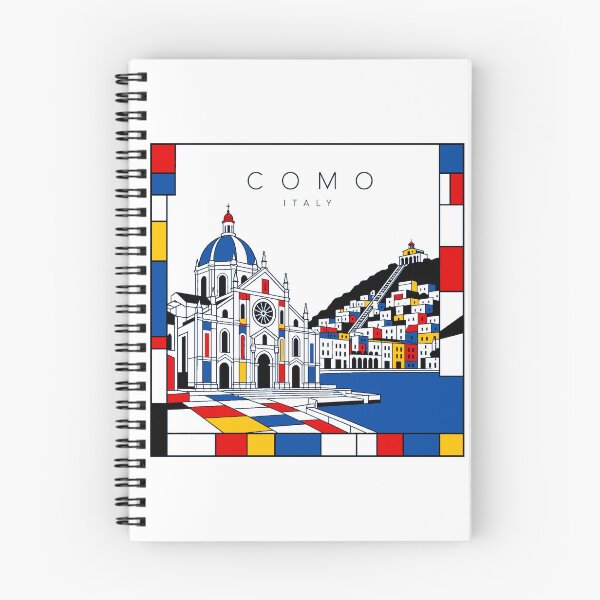Item preview, Como Mondrian style poster 3D designed and sold by CMYKStudio.