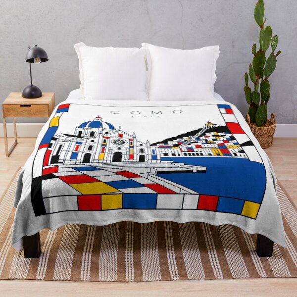 Item preview, Como Mondrian style poster 3D designed and sold by CMYKStudio.