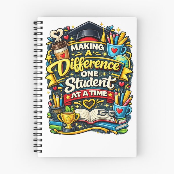 Item preview, Making a Difference One Student at a Time Inspirational Teacher Design designed and sold by ismai6.