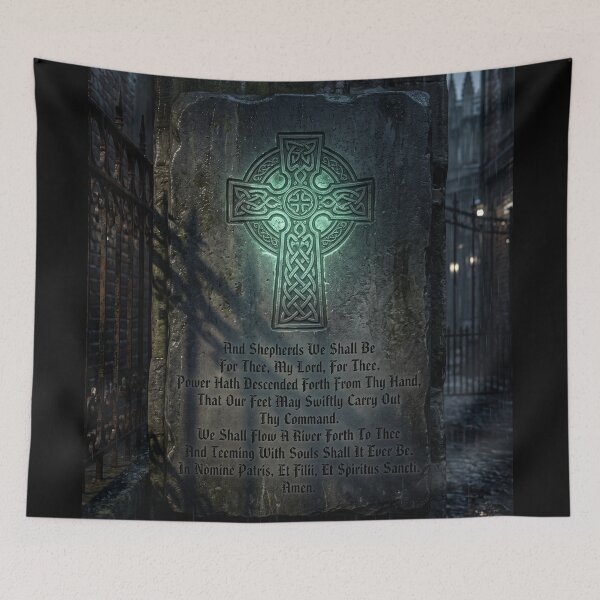 Item preview, The Shepherd’s Vow - Gothic Family Prayer designed and sold by EnigmaticGoth.