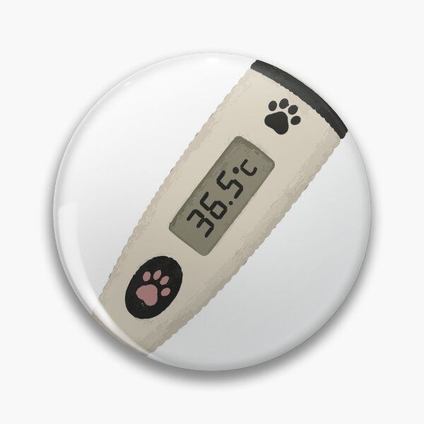 Item preview, Cat Thermometer - Cute Product Style Illustration designed and sold by medicalkinoko.