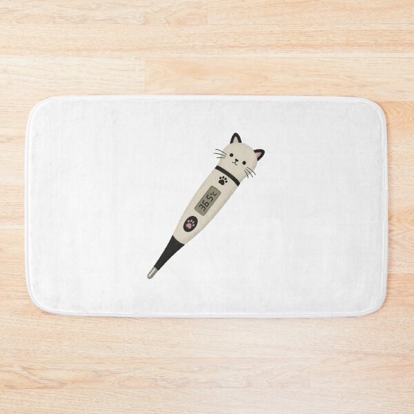 Item preview, Cat Thermometer - Cute Product Style Illustration designed and sold by medicalkinoko.