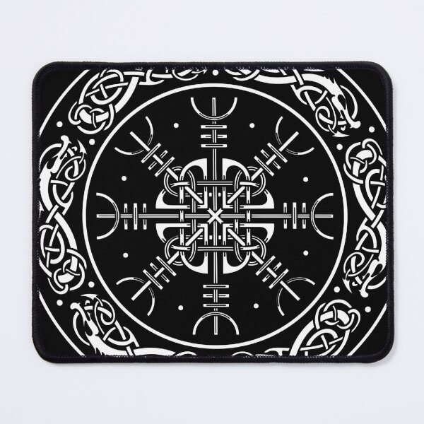 Item preview, Aegishjalmr The Helm of Awe Norse Viking Staves Design designed and sold by Roadkill Creations.