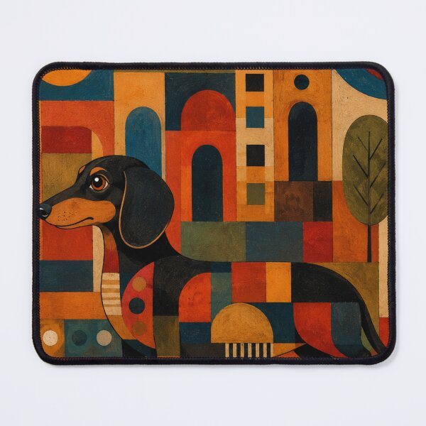 Item preview, Colorful Dachshund Folk Art designed and sold by Petsthetic.