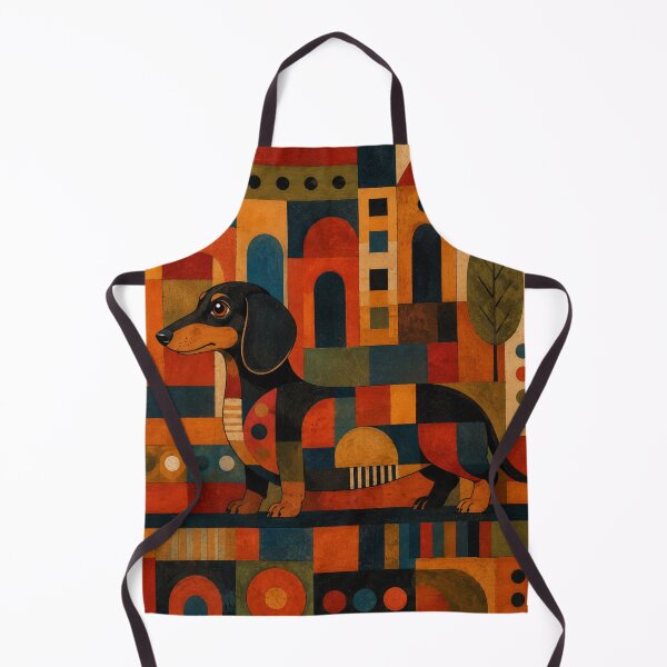 Item preview, Colorful Dachshund Folk Art designed and sold by Petsthetic.