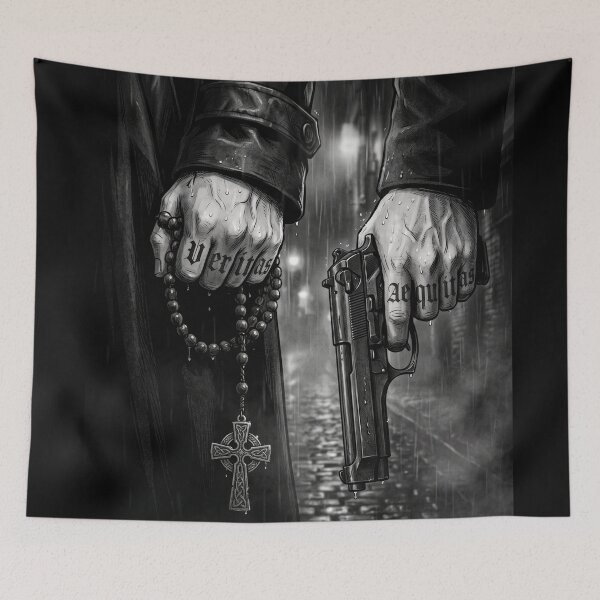 Item preview, Veritas and Aequitas - Shadow of the Saints designed and sold by EnigmaticGoth.