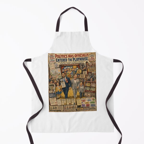 Item preview, Politics in the Playhouse Abdul El-Sayed and Pee Wee Herman designed and sold by LoudMouthArt.