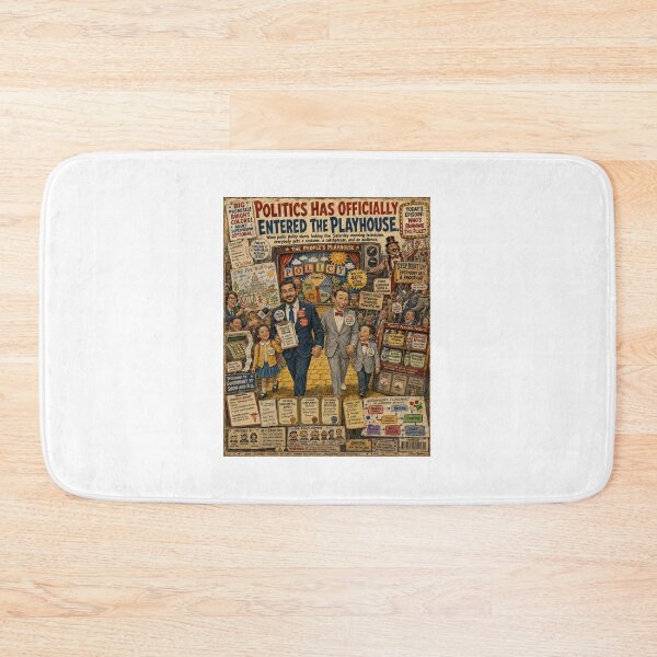 Item preview, Politics in the Playhouse Abdul El-Sayed and Pee Wee Herman designed and sold by LoudMouthArt.