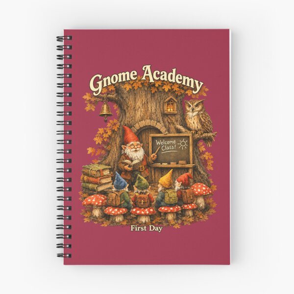 Item preview, Gnome Academy First Day Vintage School Design designed and sold by Alpine-Ink.
