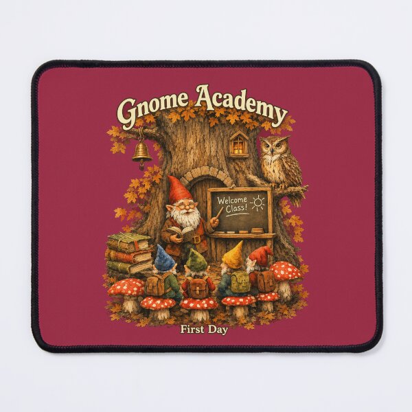 Item preview, Gnome Academy First Day Vintage School Design designed and sold by Alpine-Ink.