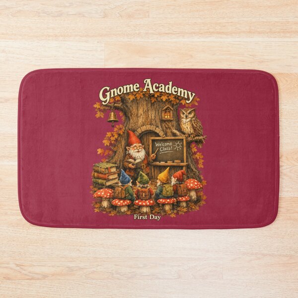 Item preview, Gnome Academy First Day Vintage School Design designed and sold by Alpine-Ink.