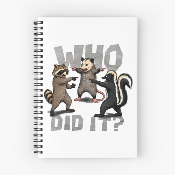 Item preview, Who did it? - Pointing Trash Pandas Meme designed and sold by StellarBees.