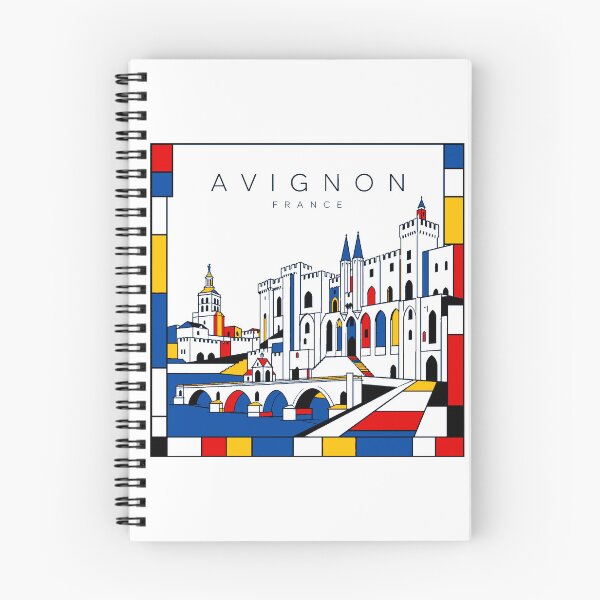 Item preview, Avignon Mondrian style poster 3D designed and sold by CMYKStudio.