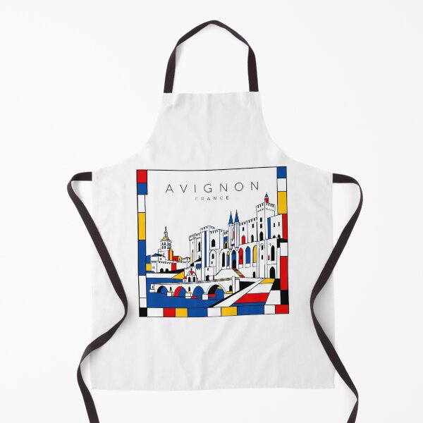Item preview, Avignon Mondrian style poster 3D designed and sold by CMYKStudio.