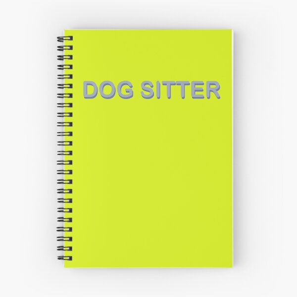 Item preview, Dog Sitter 3D Embossed Minimalist Pastel Blue Gray Design designed and sold by Skayana.