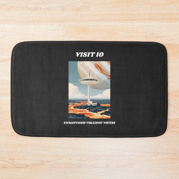 Item preview, Io Moon Volcanic Vista 1950s Retro Space Poster designed and sold by Artmugic.