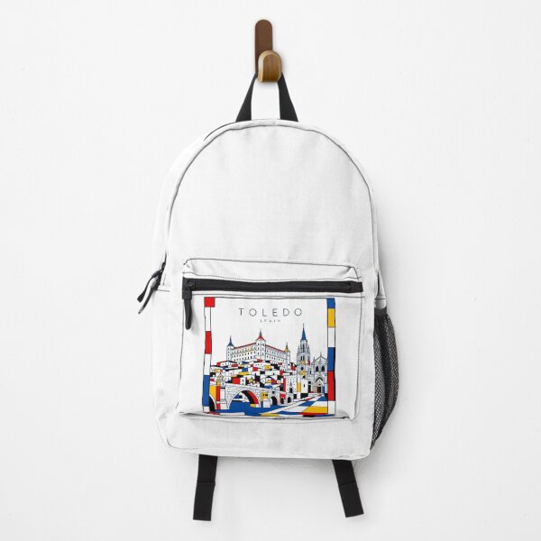 Item preview, Toledo Mondrian style poster 3D designed and sold by CMYKStudio.