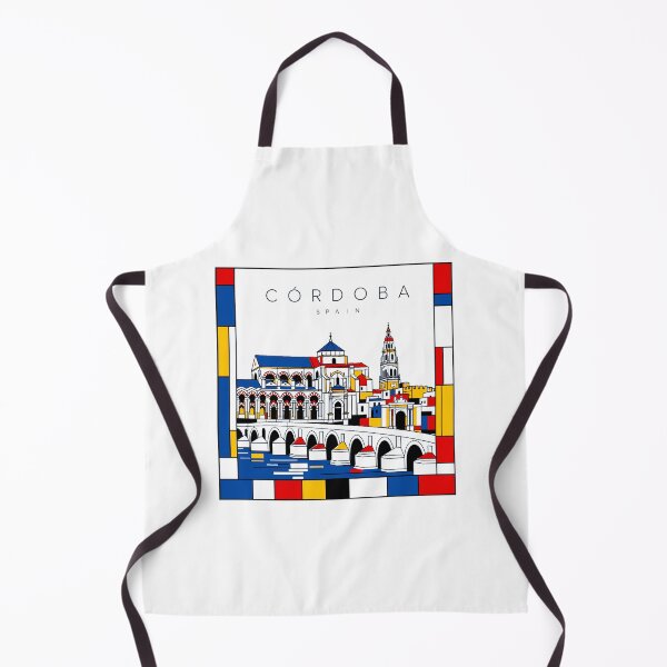 Item preview, Cordoba Mondrian style poster 3D designed and sold by CMYKStudio.
