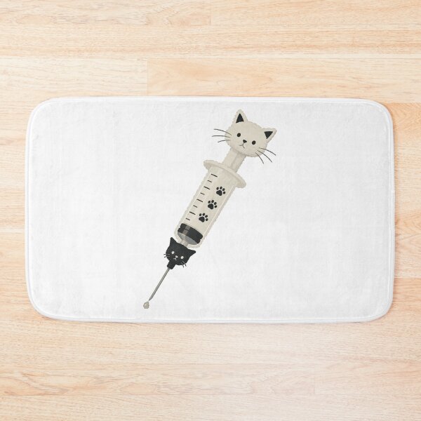 Item preview, Cat Syringe - Cute Medical Tool Illustration designed and sold by medicalkinoko.