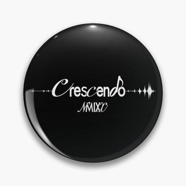 Item preview, NMIXX Crescendo Logo White KPop designed and sold by FROGVOLT.