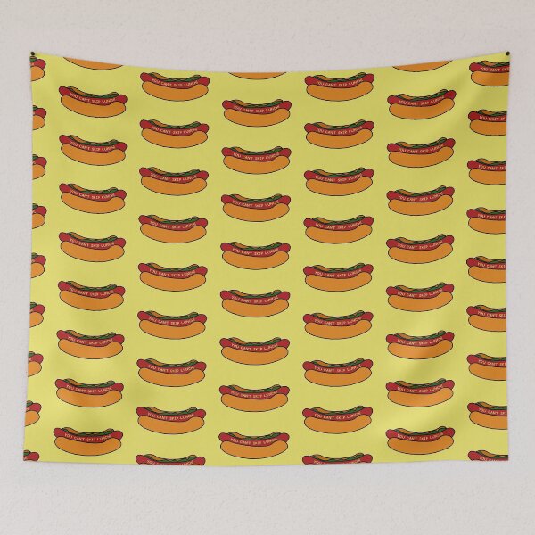 Item preview, You Can't Skip Lunch! Funny Hot Dog designed and sold by bramosny.