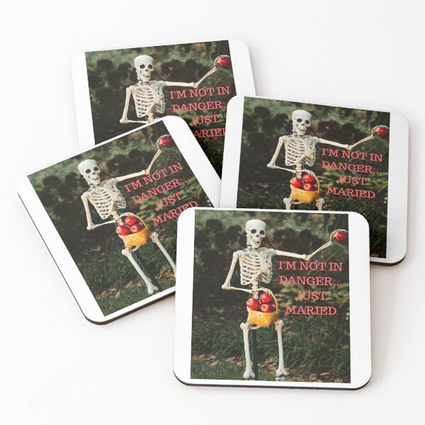 Item preview, Im Not In Danger Just Married Funny Skeleton Husband designed and sold by Funnygiftsstudio .