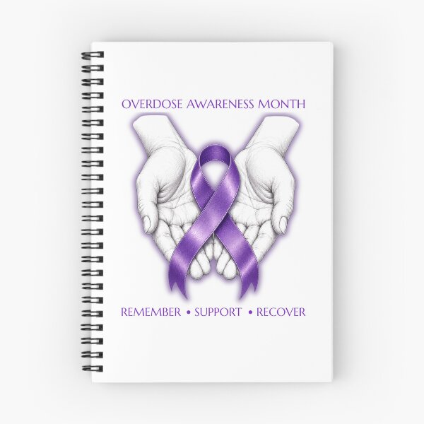 Item preview, Overdose Awareness Month Remember Support Recover Ribbon Design designed and sold by GibasVisuals.