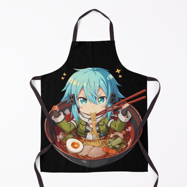 Item preview, Sinon Sword Art Online Kawaii Ramen Chibi Bite designed and sold by mildaclairmo.