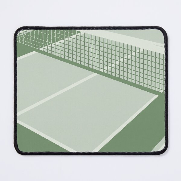 Item preview, Minimalist Pickleball or Tennis Court Sage Green Sports Art designed and sold by KiwiRider.