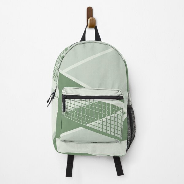 Item preview, Minimalist Pickleball or Tennis Court Sage Green Sports Art designed and sold by KiwiRider.