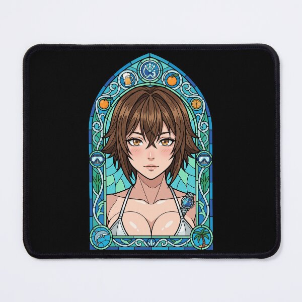 Item preview, Chisa Kotegawa Grand Blue Tropical Stained Glass Summer Mood designed and sold by mildaclairmo.