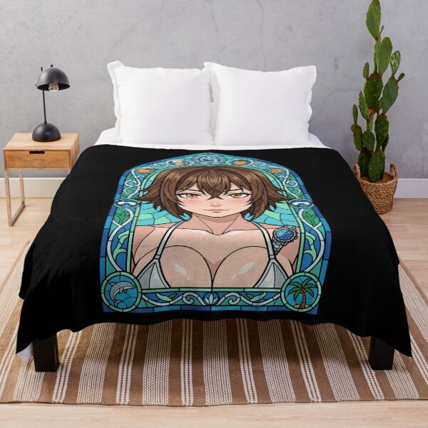 Item preview, Chisa Kotegawa Grand Blue Tropical Stained Glass Summer Mood designed and sold by mildaclairmo.