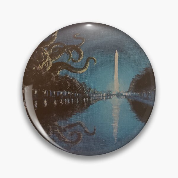 Item preview, Cosmic Horror The Reflecting Pool designed and sold by Ellesaltra Vistas Fine Art Gallery.
