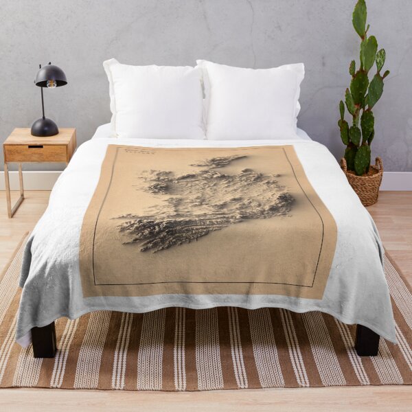 Item preview, Ireland Shaded Relief 3D Map digitally-rendered designed and sold by ThinkAboutMaps.