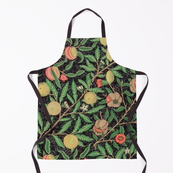 Item preview, Vintage Fruit Botanical Pattern – Dark Arts and Crafts Floral Design designed and sold by Good_Things.