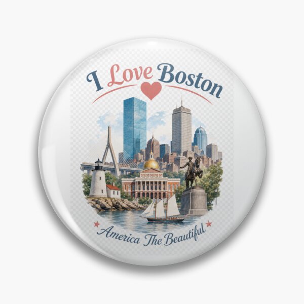 Item preview, America The Beautiful - Boston Massachusetts  designed and sold by Illumine-World.