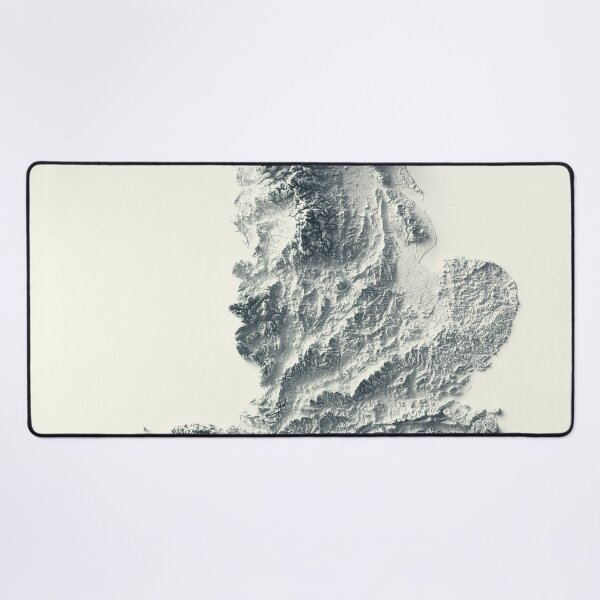 Item preview, England Shaded Relief 3D Map digitally-rendered designed and sold by ThinkAboutMaps.