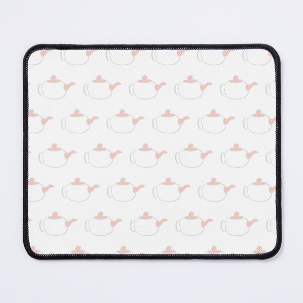 Item preview, teapot - small talk - aqua brown  designed and sold by Stephanie Fiona Design.