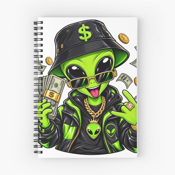 Item preview, Money Alien Streetwear designed and sold by VYBORA Studio.
