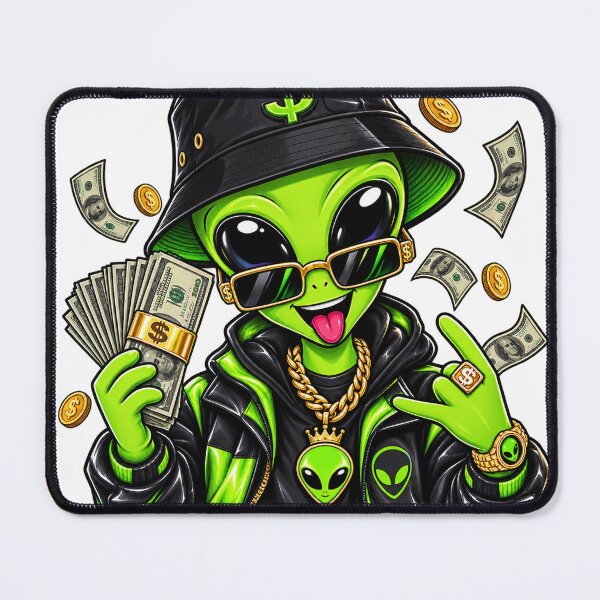 Item preview, Money Alien Streetwear designed and sold by VYBORA Studio.
