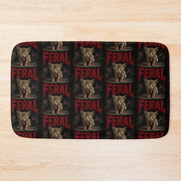 Item preview, FERAL - Cute Kitten designed and sold by Cassiopeian Creations.