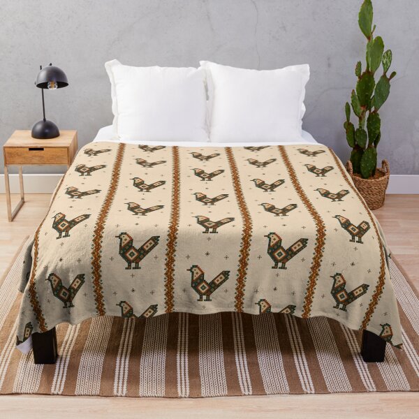 Item preview, Persian Geometric Mosaic Bird Folk Art designed and sold by MinimalBloom.