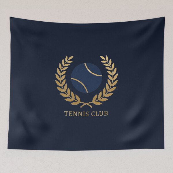 Item preview, Vintage Tennis Club Gold Laurel Wreath Preppy Sport Art designed and sold by KiwiRider.