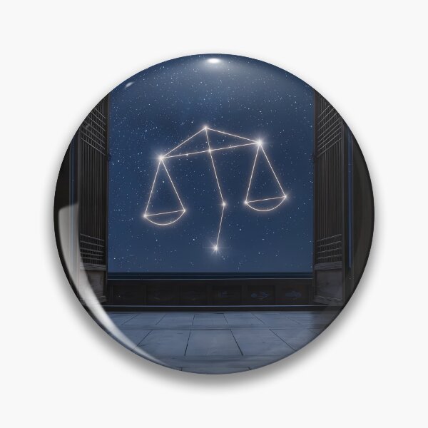 Item preview, Libra Constellation over a Traditional Hanok: Celestial Scales of Harmony | Fine Art Print designed and sold by SOOstudio73.