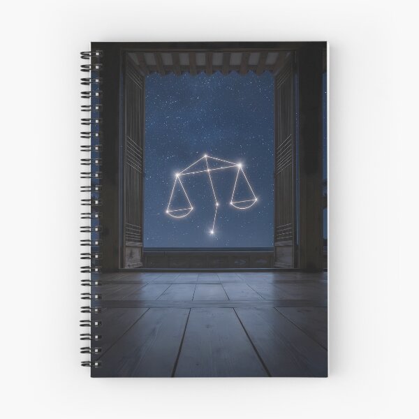 Item preview, Libra Constellation over a Traditional Hanok: Celestial Scales of Harmony | Fine Art Print designed and sold by SOOstudio73.