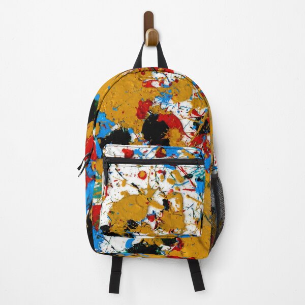 Item preview, Primary Splatter Energy Abstract Art designed and sold by THE SPLATTERED HAUS BY SAGE BANKS.