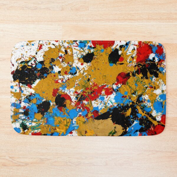 Item preview, Primary Splatter Energy Abstract Art designed and sold by THE SPLATTERED HAUS BY SAGE BANKS.