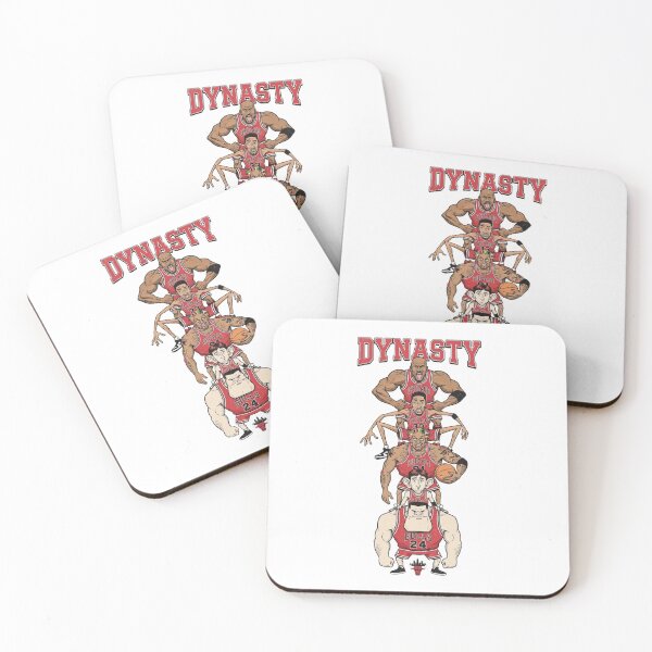 Item preview, Chicago Bulls Dynasty Retro Cartoon Caricature Basketball Art designed and sold by annaarthk.